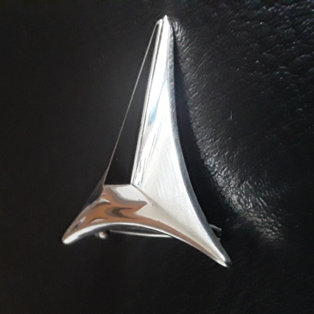 Vtg 925 Sterling Silver Brooch/pin - Picture 5 of 12